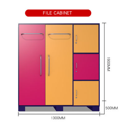 غرفة نوم خزانة تخزين فولاذية مدلفنة على البارد مع أبواب 0.6 مم