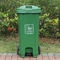 Pp Open Top ODM Plastic Kitchen Trash Cans EN 840 شهادة