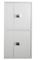 قفل إلكتروني ذكي ISO9001 خزانة سرية ببابين عمودي أبيض