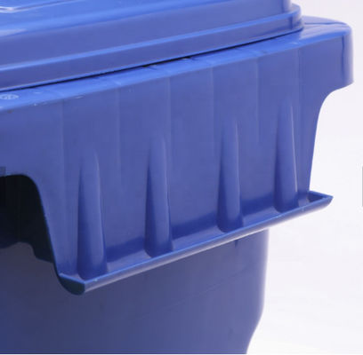 EN 840 صناديق تخزين مستطيلة لإعادة التدوير مع غطاء ، ISO9001 تخزين إعادة التدوير بالخارج